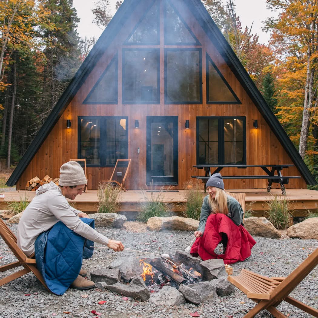 NanoLoft® Flame Blanket: Deepwater | Rumpl. Set. Go.