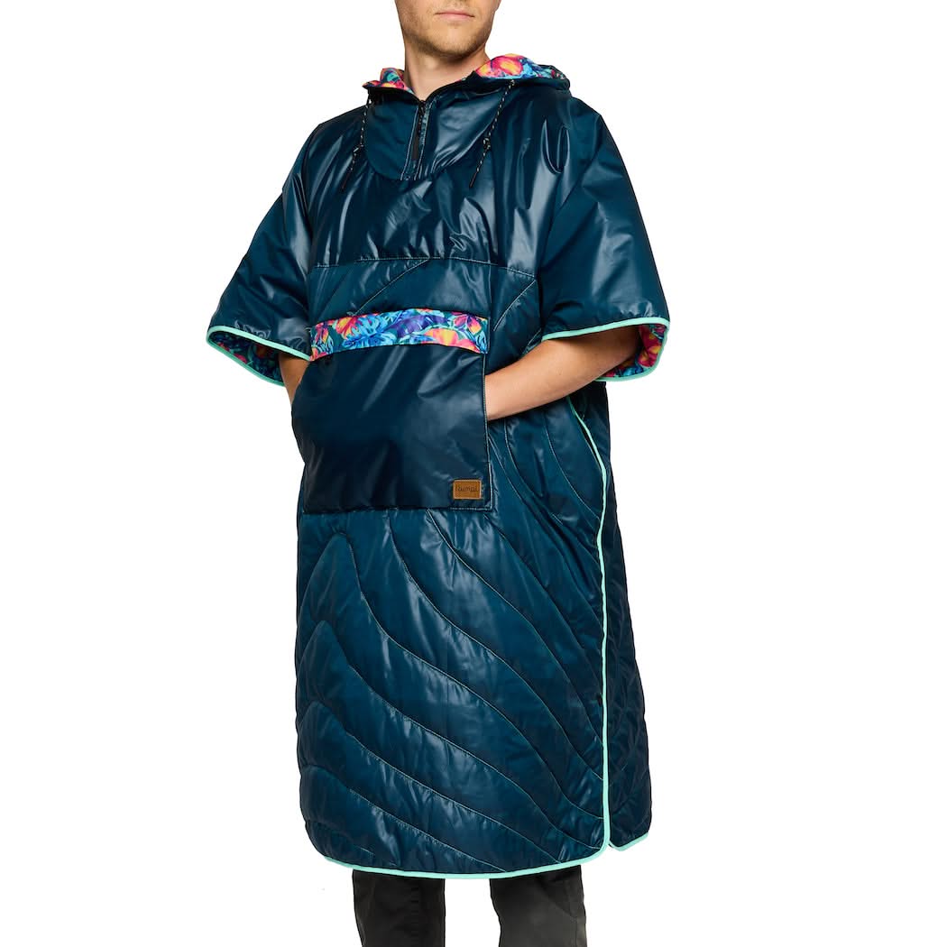 Original Puffy Changing Poncho - Blue Hawaii | Rumpl Blankets For Everywhere