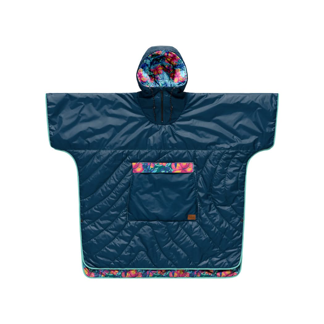 Original Puffy Poncho Blue Hawaii Rumpl Blankets For Everywhere