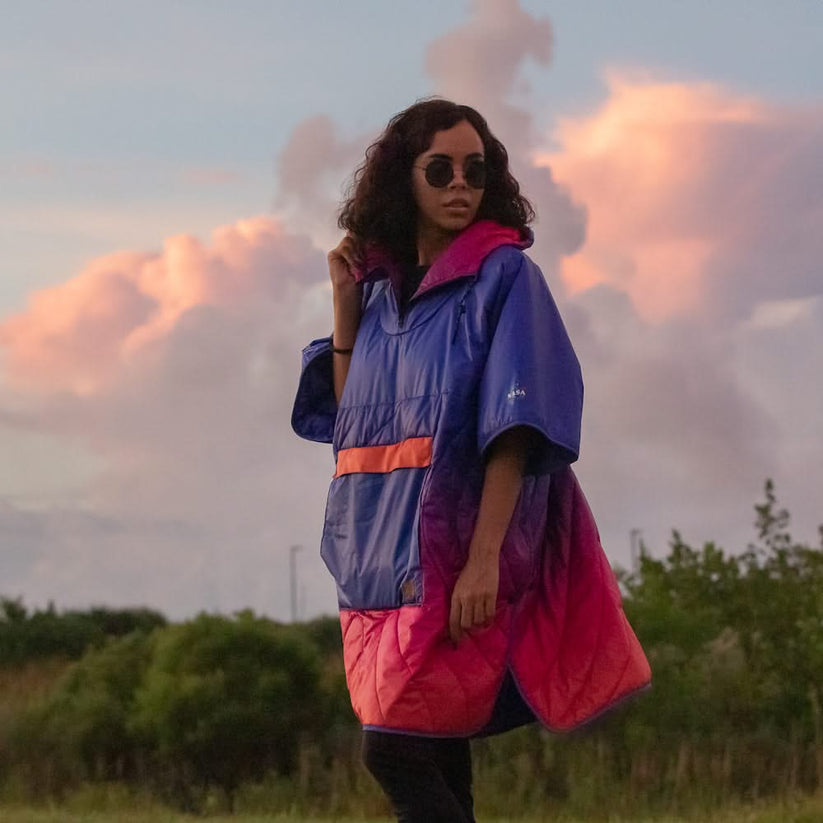 Original Puffy Poncho NASA Artemis Horizon Rumpl Blankets For