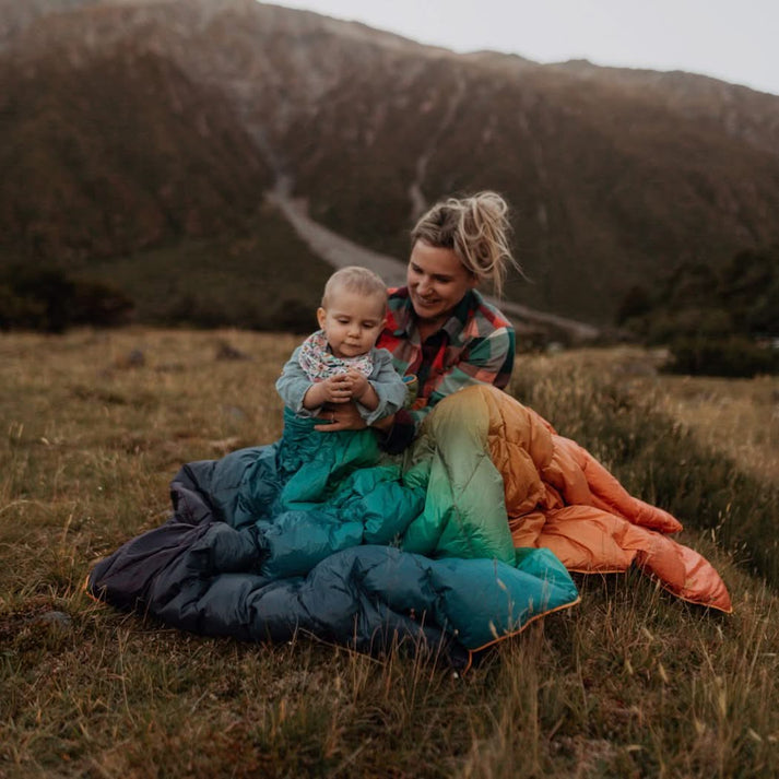 Down Puffy Blanket Baja Fade Rumpl