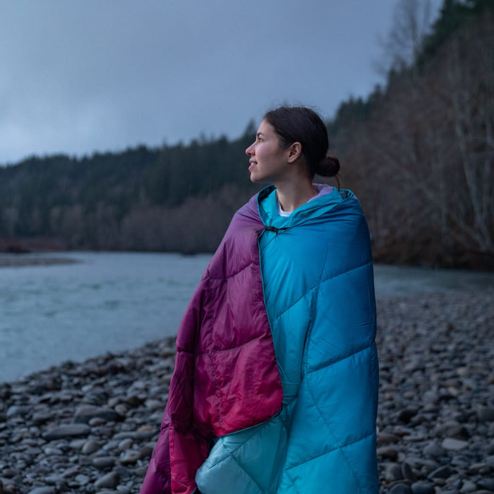 NanoLoft® Puffy Blanket Crisp Fade Rumpl