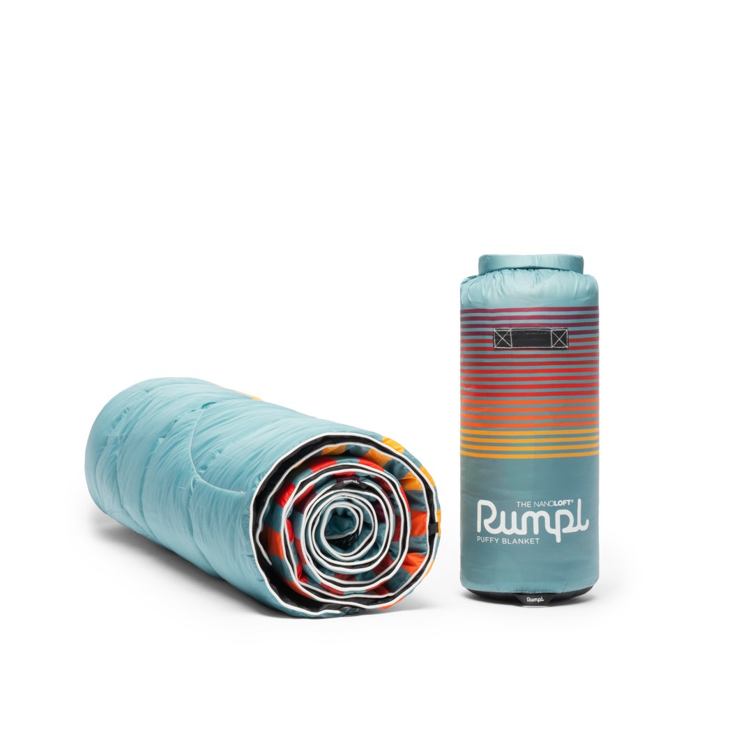 Rumpl NanoLoft® Puffy Blanket - Glacier Rays Printed Nanoloft