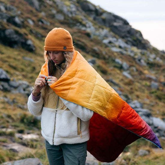 NanoLoft® Travel Blanket Pyro Fade Rumpl Blankets For Everywhere