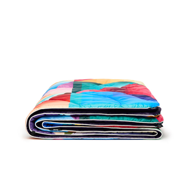 Rumpl Original Puffy Blanket - Cozy Dimensions - Nathan Brown Original Puffy Blanket - Cozy Dimensions - Nathan Brown | Rumpl Blankets For Everywhere Printed Original