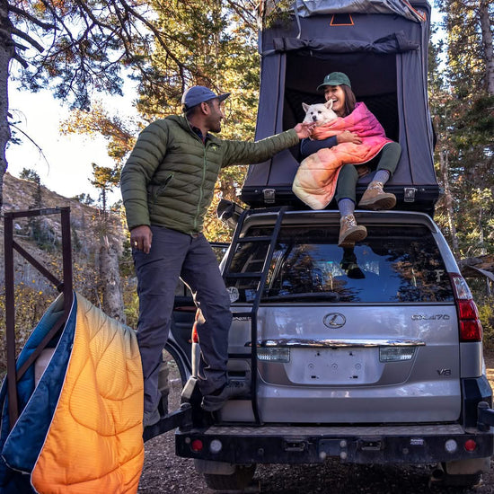 Original Puffy Blanket Dawn Pixel Fade Rumpl