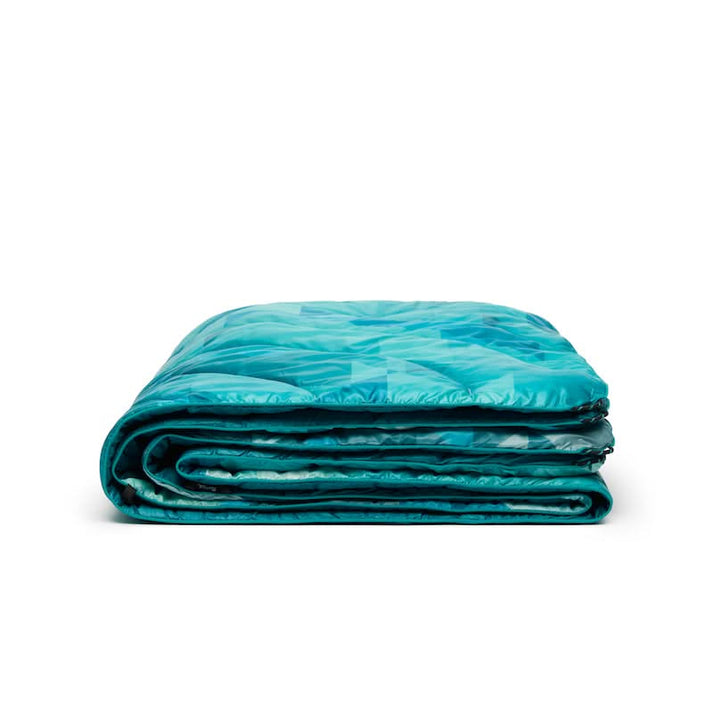 Original Puffy Blanket Geo Blue Rumpl Blankets For Everywhere