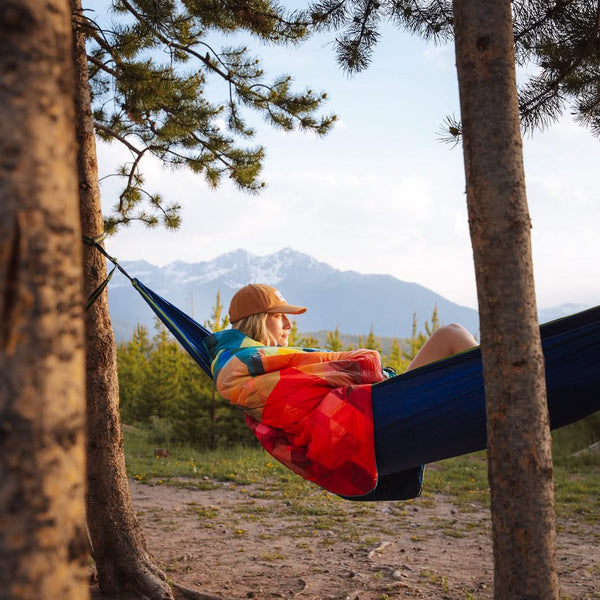 Rumpl Original Puffy Blanket - Geo Printed Original