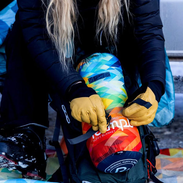 Rumpl Original Puffy Blanket - Geo Printed Original