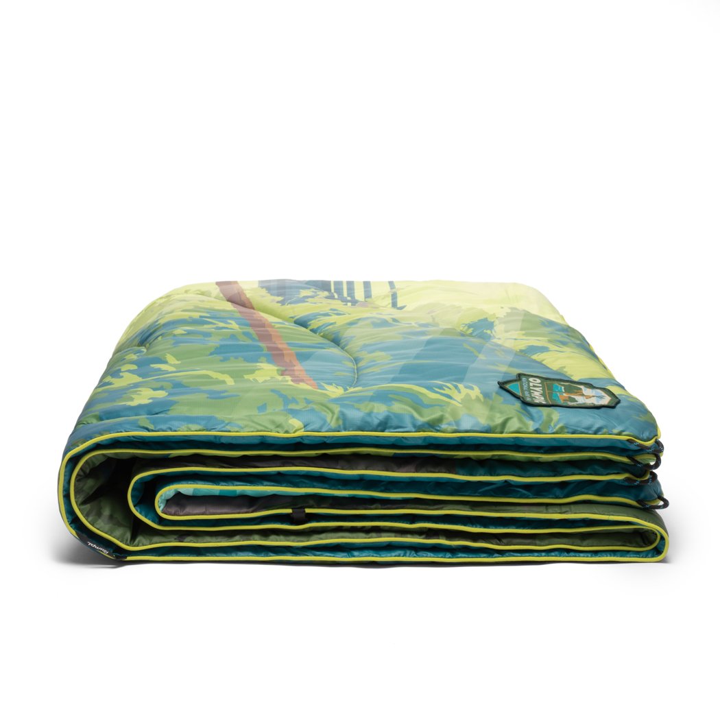 Rumpl Original Puffy Blanket - Olympic National Park Printed Original
