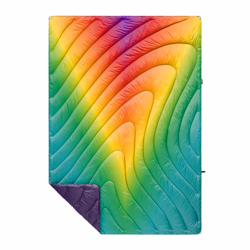 Rumpl Original Puffy Blanket - Rainbow Prism Original Puffy Blanket - Rainbow Prism | Rumpl Blankets For Everywhere Printed Original