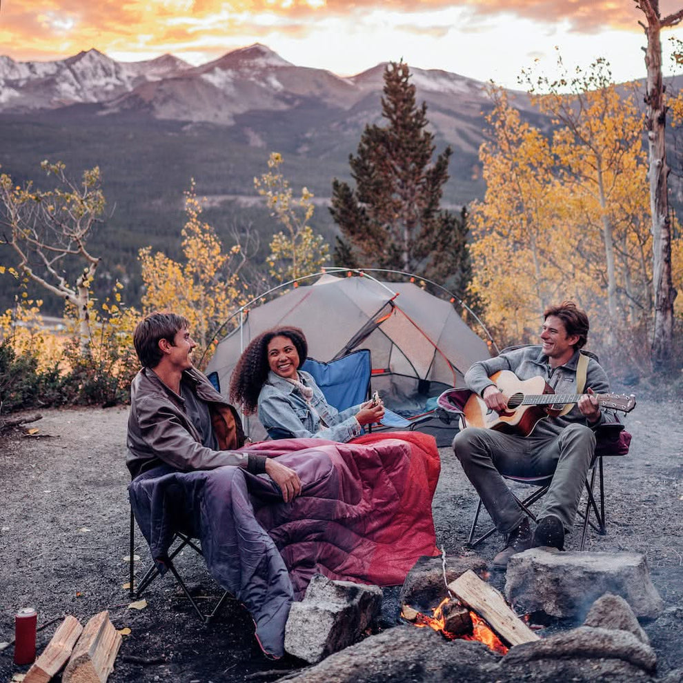 Rumpl Original Puffy Blanket - Rocky Mountain Fade Printed Original