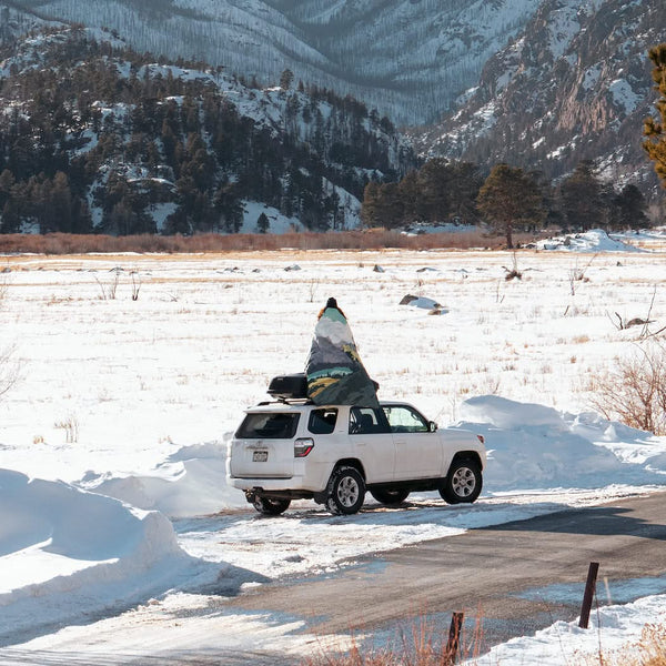 Original Puffy Blanket Rocky Mountains Rumpl