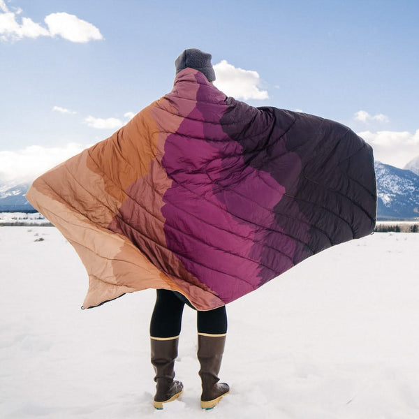 Rumpl Original Puffy Blanket - Teton Fade Printed Original