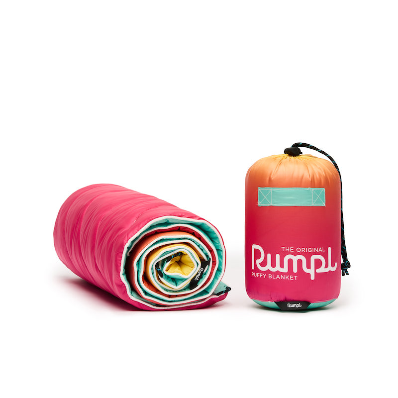 Rumpl Original Puffy Blanket - Junior Lemonade Fade Original Puffy Blanket - Lemonade Fade | Rumpl Blankets For Everywhere Printed Original