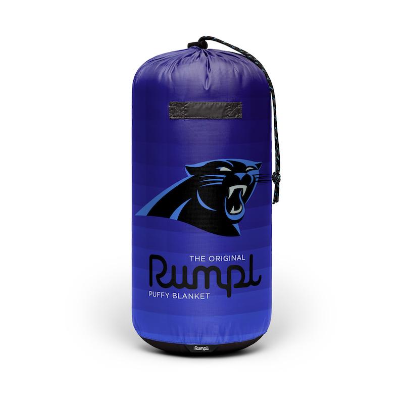 Rumpl Original Puffy Blanket - Carolina Panthers Printed Original NFL