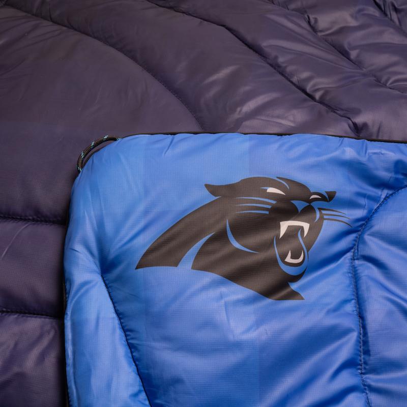 Rumpl Original Puffy Blanket - Carolina Panthers Printed Original NFL