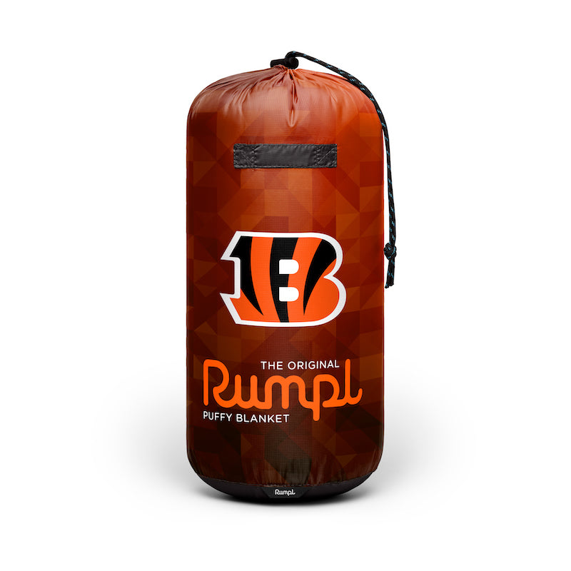 Rumpl Original Puffy Blanket - Cincinnati Bengals Geo Printed Original NFL