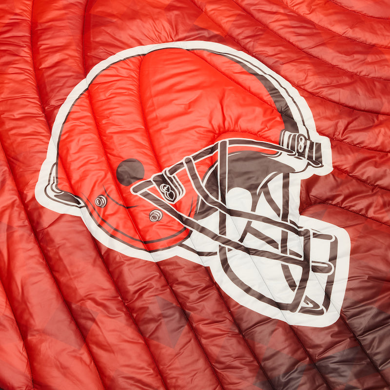 Rumpl Original Puffy Blanket - Cleveland Browns Geo Printed Original NFL