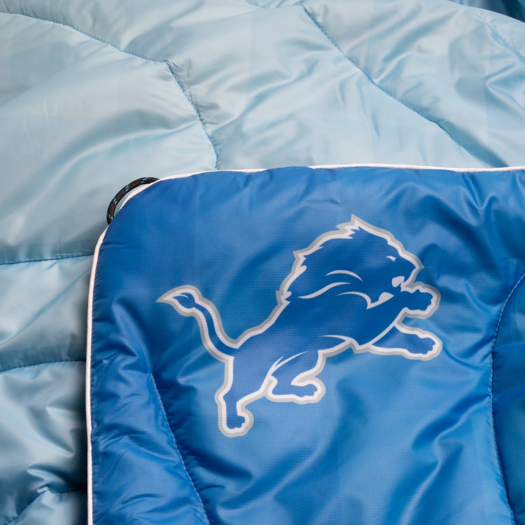 Rumpl Original Puffy Blanket - Detroit Lions Printed Original NFL