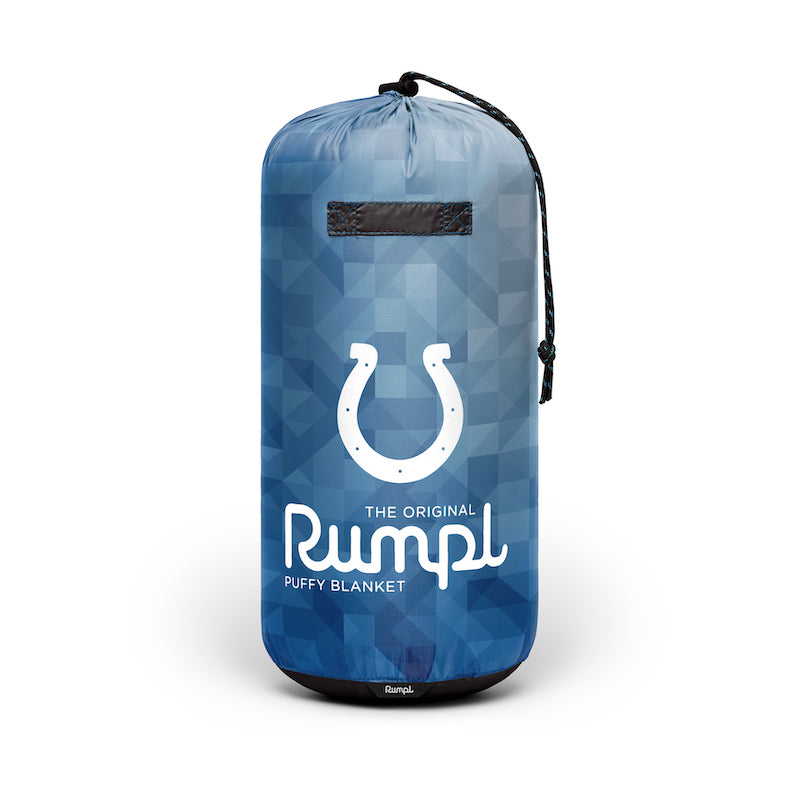 Rumpl Original Puffy Blanket - Indianapolis Colts Geo Printed Original NFL
