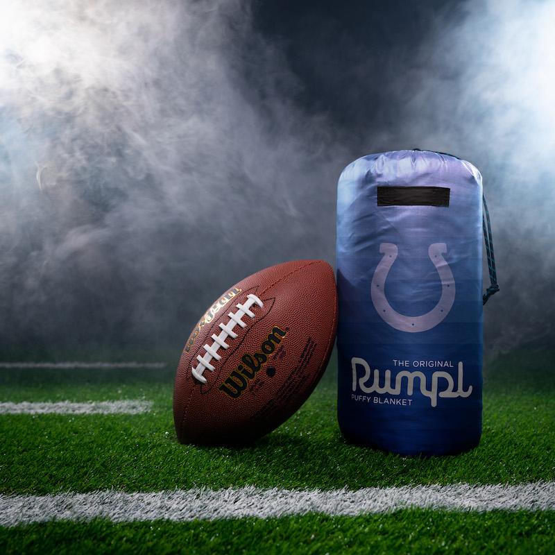 Rumpl Original Puffy Blanket - Indianapolis Colts Printed Original NFL