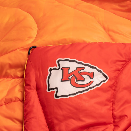 Rumpl Original Puffy Blanket - Kansas City Chiefs Printed Original NFL