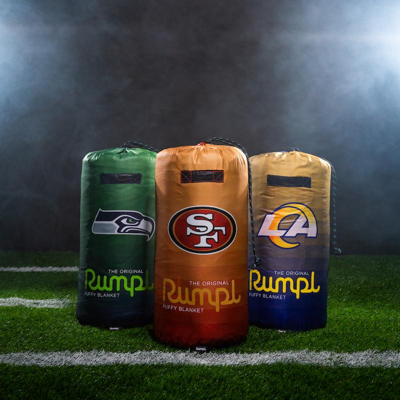 Rumpl Original Puffy Blanket - Los Angeles Rams Printed Original NFL