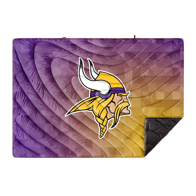 Rumpl Original Puffy Blanket - Minnesota Vikings Geo Printed Original NFL