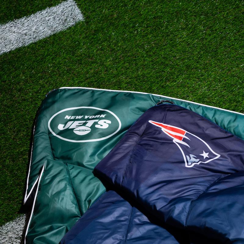 Rumpl Original Puffy Blanket - New England Patriots Printed Original NFL