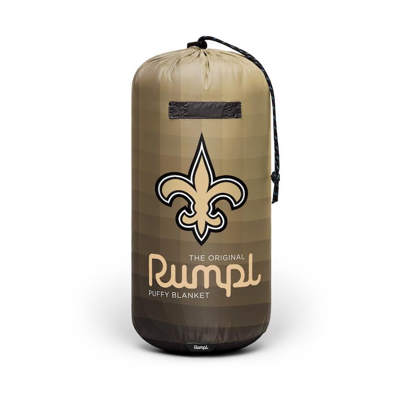 Rumpl Original Puffy Blanket - New Orleans Saints Printed Original NFL