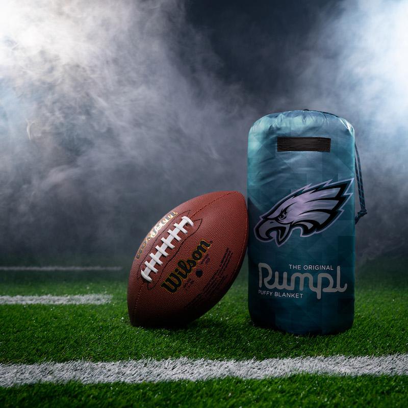 Rumpl Original Puffy Blanket - Philadelphia Eagles Geo Printed Original NFL