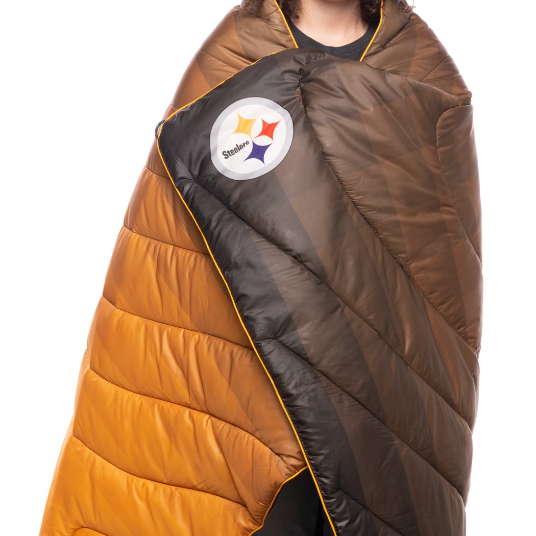 Rumpl Original Puffy Blanket - Pittsburgh Steelers Printed Original NFL