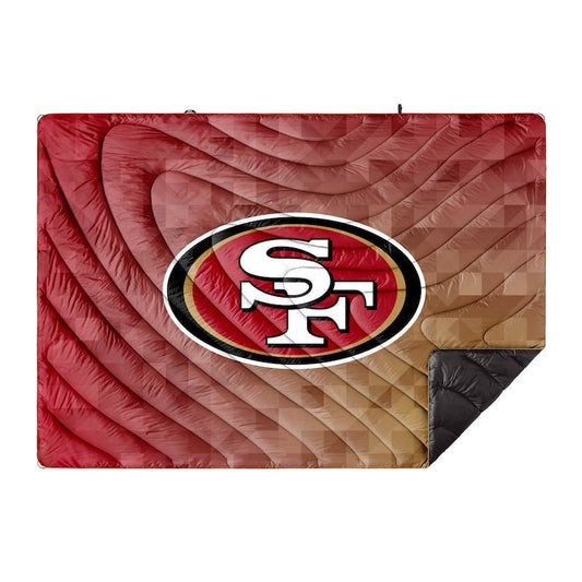 Rumpl Original Puffy Blanket - San Francisco 49ers Geo Printed Original NFL