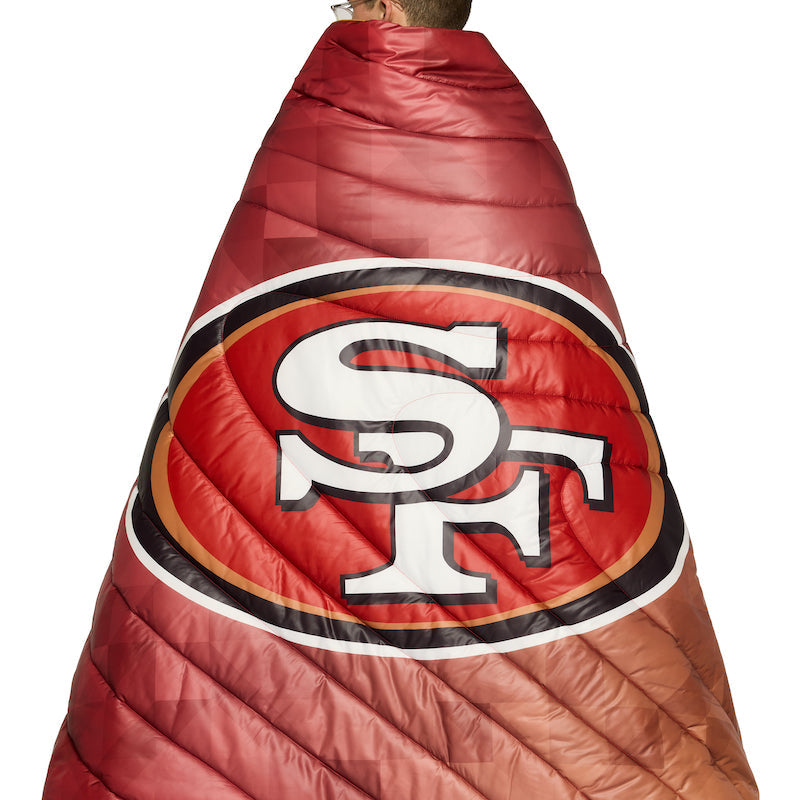 Rumpl Original Puffy Blanket - San Francisco 49ers Geo Printed Original NFL