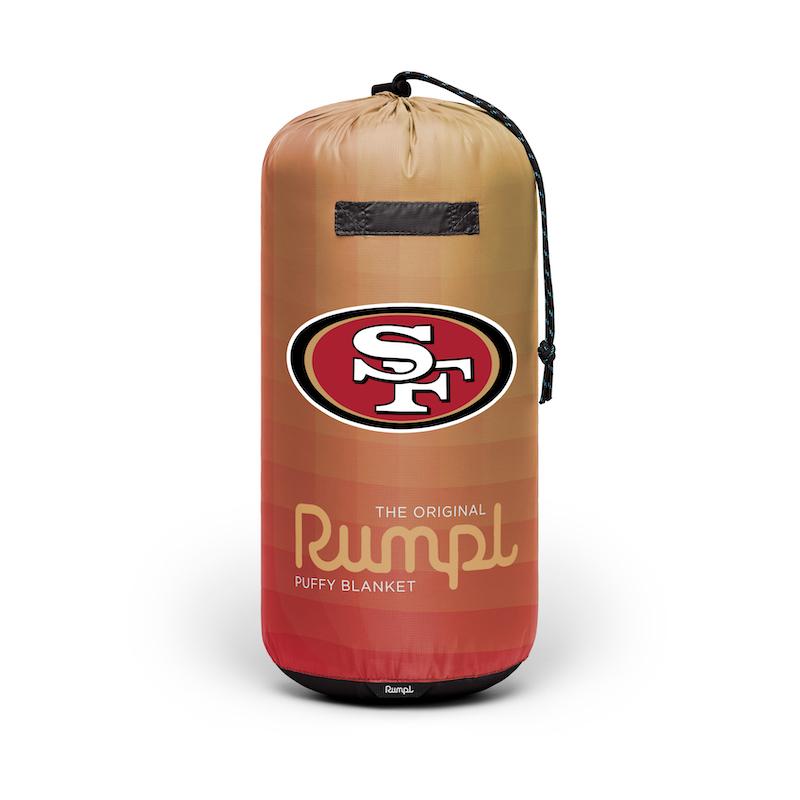 Rumpl Original Puffy Blanket - San Francisco 49ers Printed Original NFL