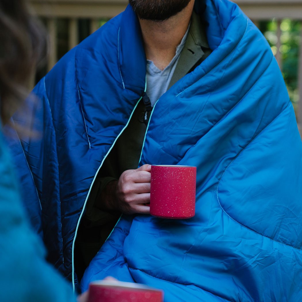 Original Puffy Changing Poncho - Ocean Fade | Rumpl Blankets For Everywhere