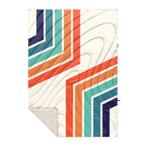 Rumpl Sherpa Puffy Blanket - Retro Sunset Sherpa Puffy Blanket - Retro Sunset | Rumpl Blankets For Everywhere Printed Sherpa Puffy