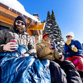 Rumpl Down Puffy Blanket - Deepwater Solid Down