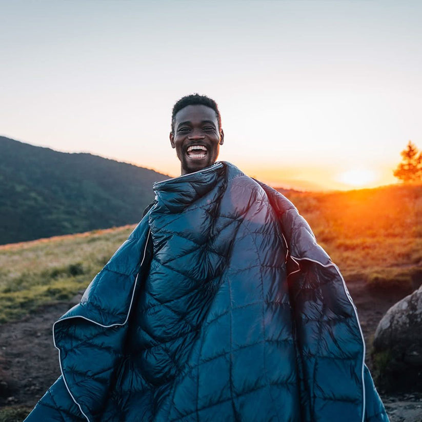 Featherlite® Down Blanket Deep Royal Rumpl