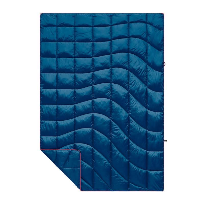 Rumpl NanoLoft® Puffy Blanket - Deepwater Solid Nanoloft